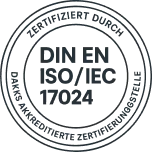 Zertifiziert durch DIN EN ISO/IEC 17024
